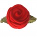 Red Velour Long Stem Rose Gift Box in Presentation Box Ring 1020069-12PK